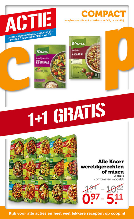 Coop Supermarkten - Coop Supermarkten - Compact Folder Week 35 2021 ...