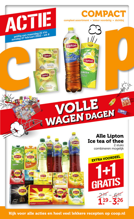 Coop Supermarkten - Folder Aanbiedingen Week 8 - Pagina 1